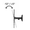 Hama 00220823 Soporte de pared/peana para TV 165,1 cm (65 inch) negro