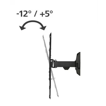 Hama 00220823 Soporte de pared/peana para TV 165,1 cm (65 inch) negro