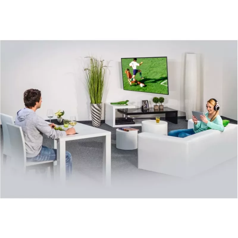 Hama 00220823 Soporte de pared/peana para TV 165,1 cm (65 inch) negro