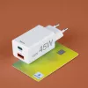 Hama 00125141 Cargador móvil universal blanco AC carga rápida para interiores