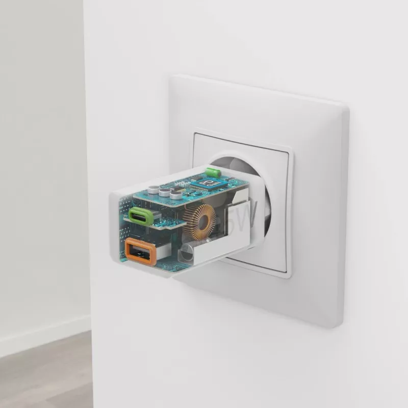 Hama 00125141 Cargador móvil universal blanco AC carga rápida para interiores