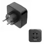 Hama 00223460 Adaptador de enchufe tipo E/F híbrido universal negro