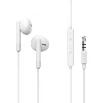 Hama Noble Auricular con cable in-ear llamadas/música blanco