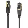 Hama 00202000 Cable de red negro 0,5 m Cat8 S/FTP (S-STP)
