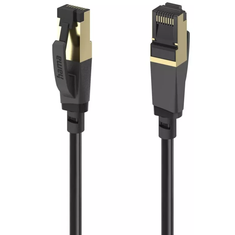 Hama 00202000 Cable de red negro 0,5 m Cat8 S/FTP (S-STP)