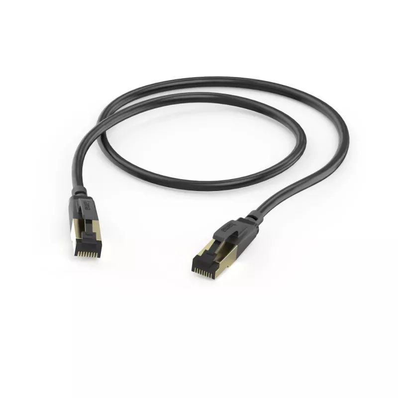 Hama 00202000 Cable de red negro 0,5 m Cat8 S/FTP (S-STP)