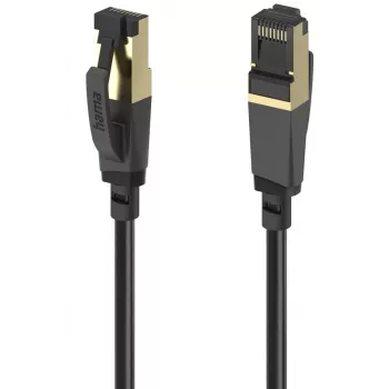 Hama 00202003 Cable de red negro 5 m Cat8 S/FTP (S-STP)