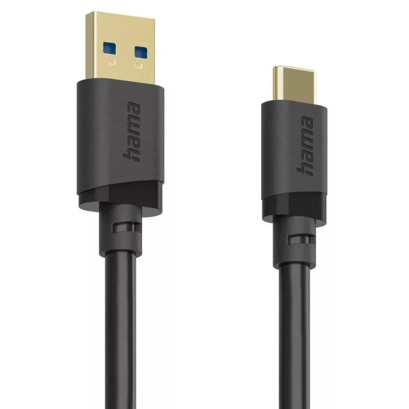 Hama 00202005 Cable USB USB 3.2 Gen 1 (3.1 Gen 1) 0,75 m USB A USB C negro