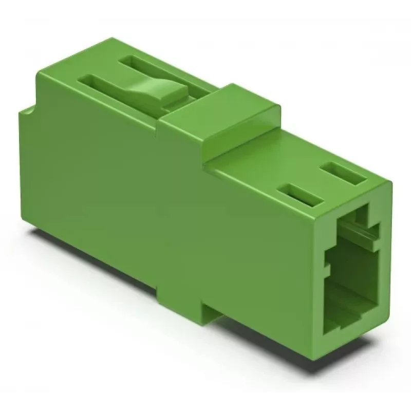 Hama 00200801 Adaptador de fibra óptica LC/APC 1 ud. verde