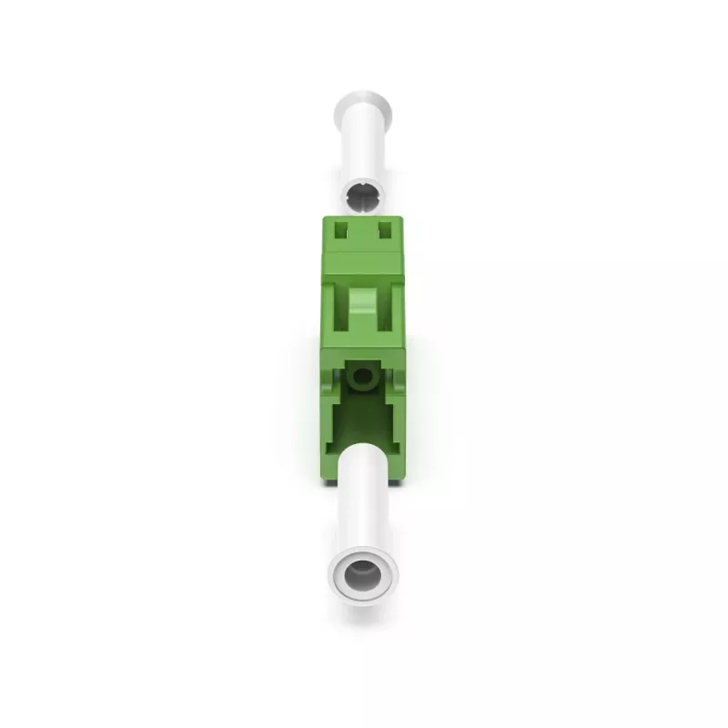 Hama 00200801 Adaptador de fibra óptica LC/APC 1 ud. verde