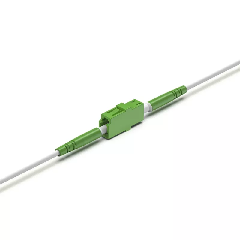 Hama 00200801 Adaptador de fibra óptica LC/APC 1 ud. verde