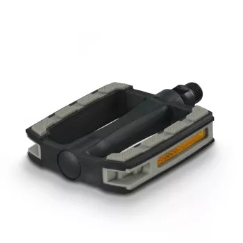 Hama 00178144 Pedal de bicicleta gris, negro 2 uds.