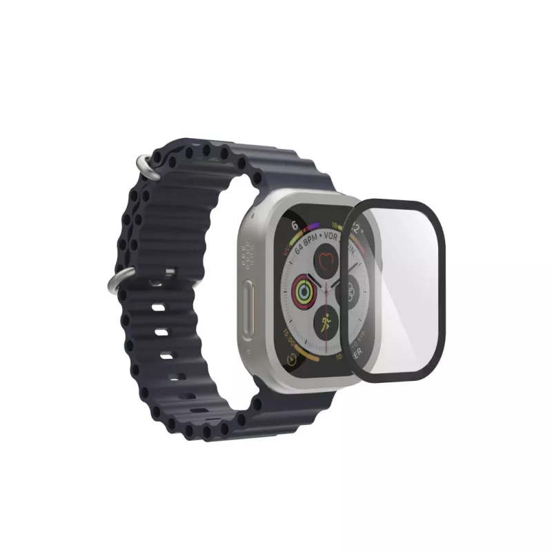 Hama Super Hybrid Lámina protectora de pantalla negro, transparente tereftalato de polietileno reciclado (rPET)