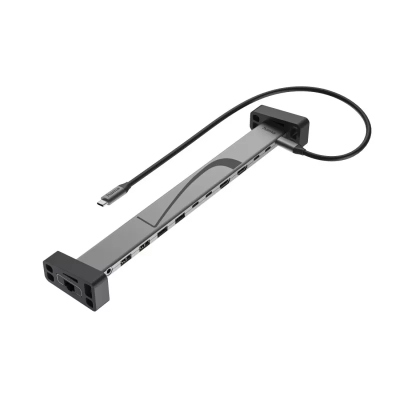 Hama 00200149 Dock para portátil/replicador de puertos docking negro, gris