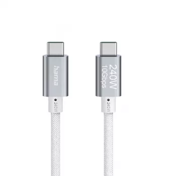 Hama Cable USB Full-Featured USB 3.2 Gen 2 (3.1 Gen 2) 1,5 m USB C blanco