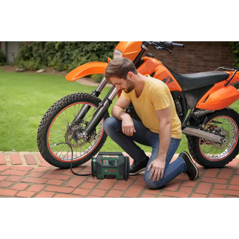 Bosch PAO 18V (herramienta sin batería, caja), universal, 10 bar, 30 l/min, verde, plástico, a batería