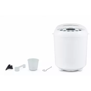 Máquina de hacer pan MEDION MD 11011 550 W blanco 1 kg temporizador digital