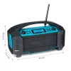 MEDION LIFE E66050 radio analógica y digital negra, azul