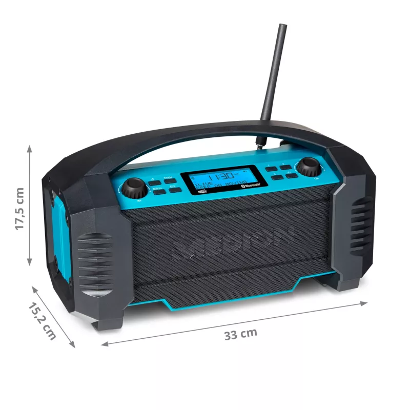 MEDION LIFE E66050 radio analógica y digital negra, azul