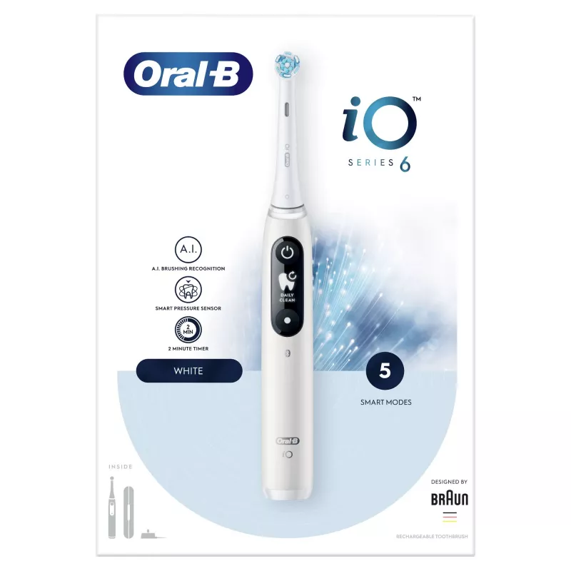 Oral-B iO 80351523 Cepillo de dientes eléctrico para adultos vibratorio Negro, Azul