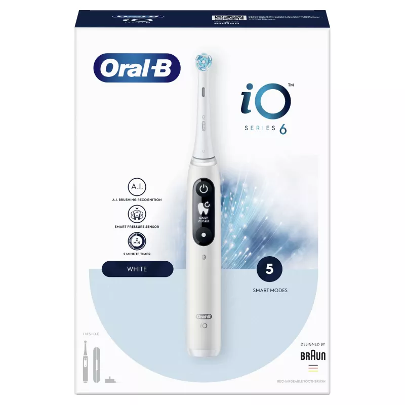 Oral-B iO 80351523 Cepillo de dientes eléctrico para adultos vibratorio Negro, Azul