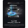 ICY BOX Diamond Case 1980 Caja para SSD M.2 NVMe con tecnología Thunderbolt 5 y una velocidad de transferencia de hasta 80 Gbit/s