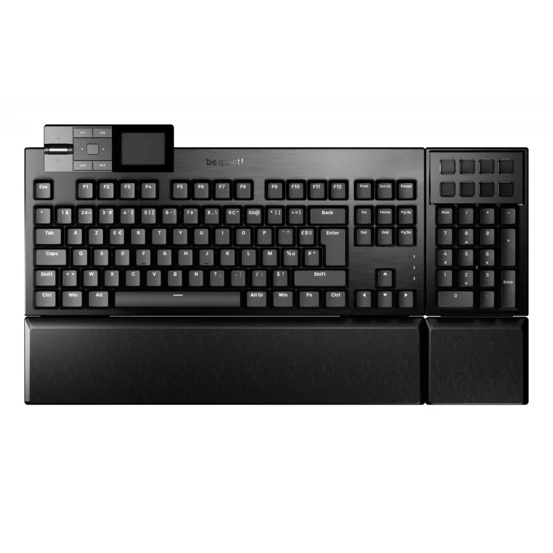 be quiet Dark Mount Silent Tactile FR ISO Teclado gaming USB AZERTY Francés Negro