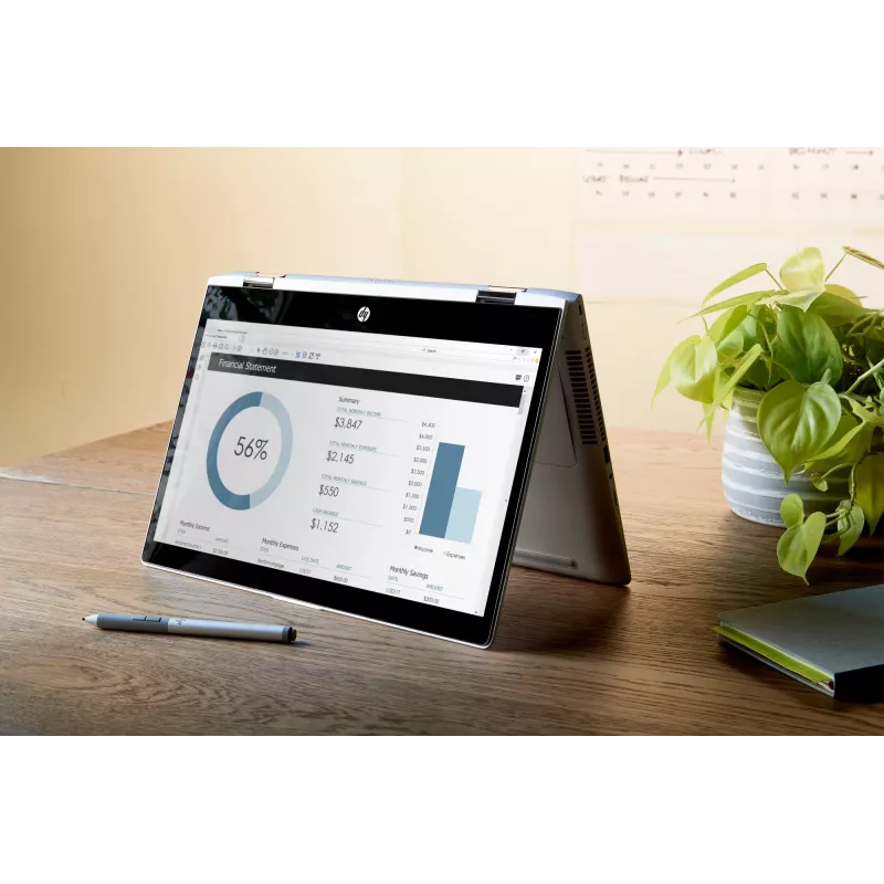 HP Lápiz activo recargable G3 Plateado para portátiles