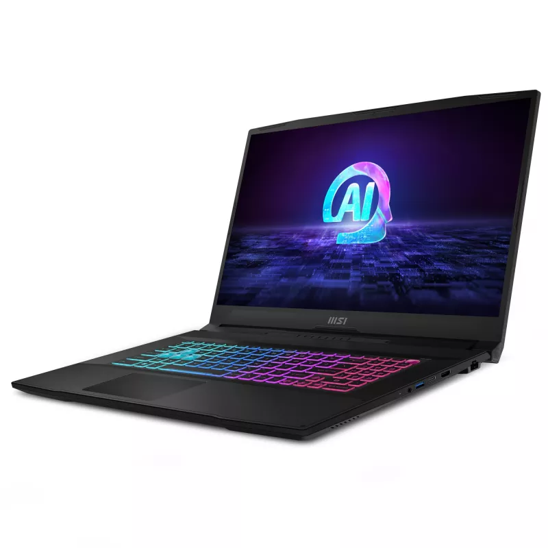 MSI Katana A17 AI B8VF-835NL AMD Ryzen™ 9 8945HS Portátil 43,9 cm (17,3 inch) Full HD 16 GB DDR5-SDRAM 1 TB SSD NVIDIA GeForce RTX 4060 Wi-Fi 6E (802.11ax) Windows 11 Home Negro