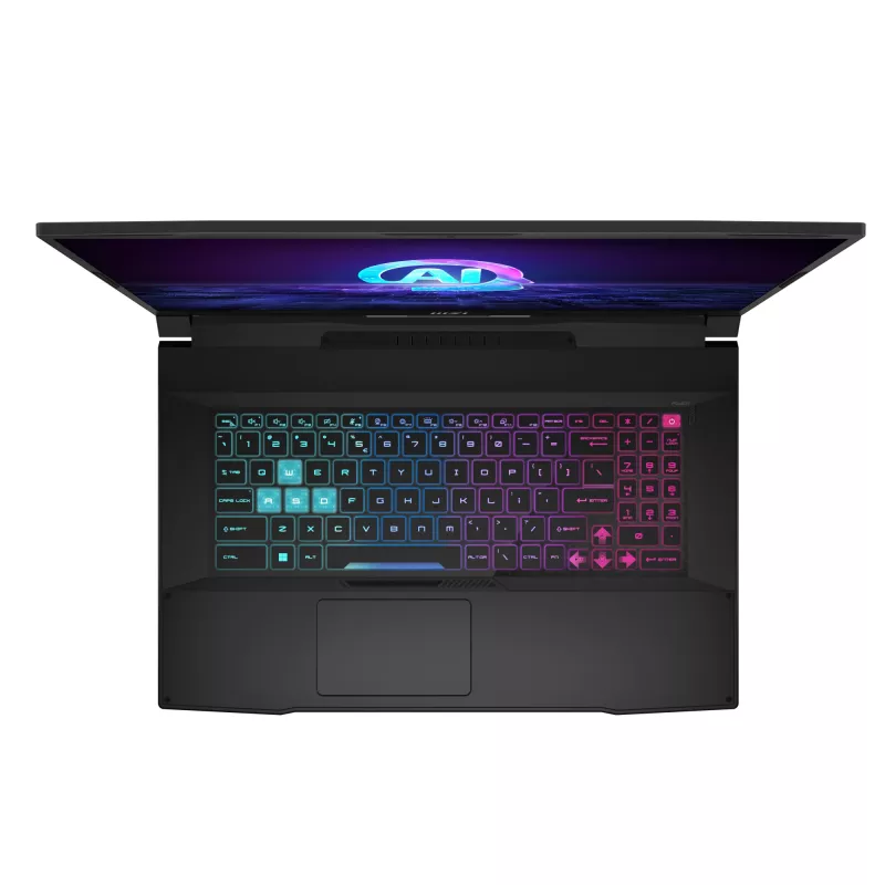 MSI Katana A17 AI B8VF-835NL AMD Ryzen™ 9 8945HS Portátil 43,9 cm (17,3 inch) Full HD 16 GB DDR5-SDRAM 1 TB SSD NVIDIA GeForce RTX 4060 Wi-Fi 6E (802.11ax) Windows 11 Home Negro