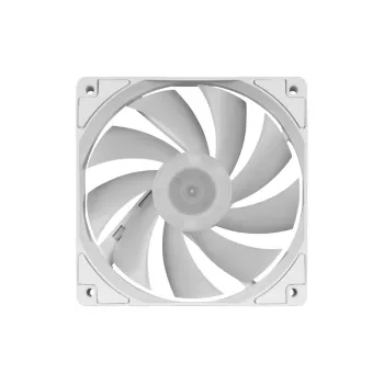 Ventilador de caja para ordenador MSI MAG F120 ARGB WHITE — 120 mm, 1300 RPM, rodamiento hidráulico