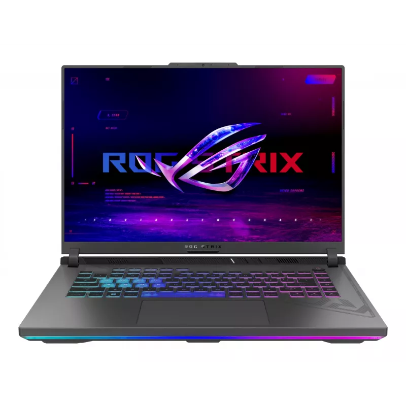 ASUS ROG Strix G16 G614JV-N4120W Intel® Core™ i9 i9-13980HX Portátil 40,6 cm (16 inch) WQXGA 16 GB DDR5-SDRAM 1 TB SSD NVIDIA GeForce RTX 4060 Wi-Fi 6E (802.11ax) Windows 11 Home Negro, Gris