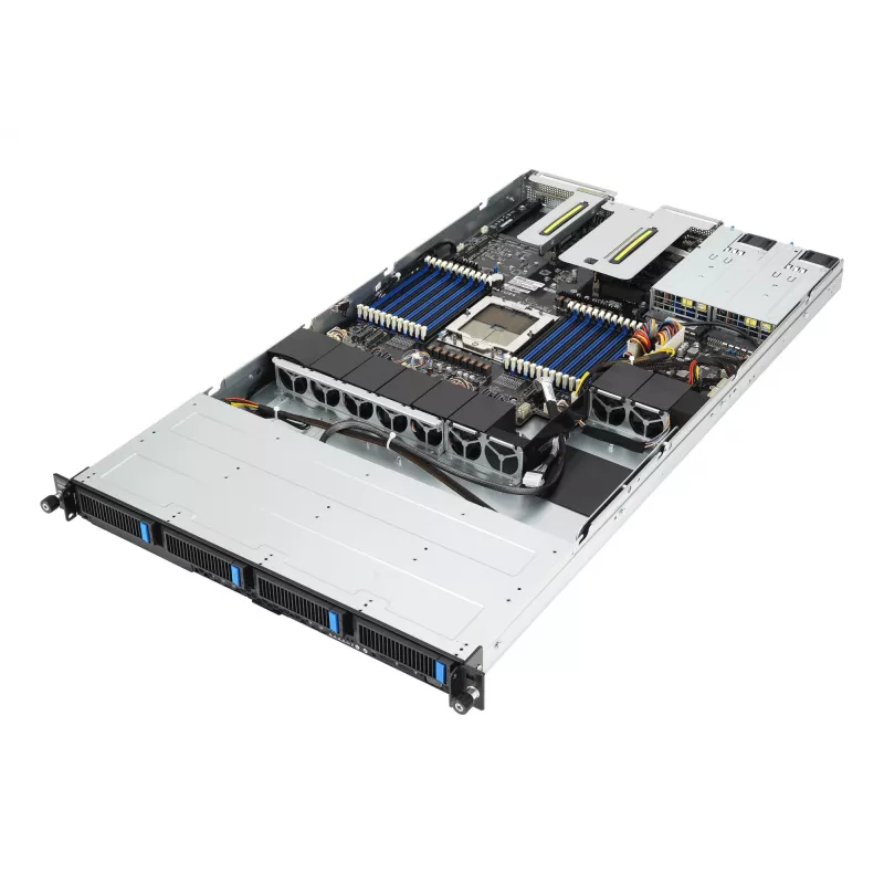 ASUS RS501A-E12-RS4 LGA 6096 Rack (1U) Negro, Plateado