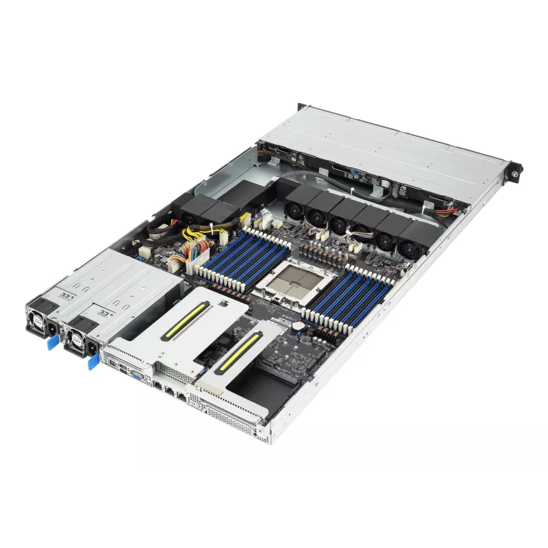 ASUS RS501A-E12-RS4 LGA 6096 Rack (1U) Negro, Plateado