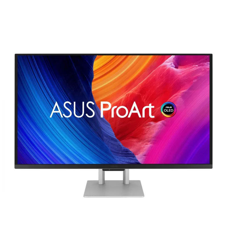 ASUS ProArt PA27UCDMR Monitor de ordenador 67,3 cm (26,5 inch) 3840×2160 4K OLED Plateado, 0,1 ms, USB 3.2 Gen 2, altavoces, VESA