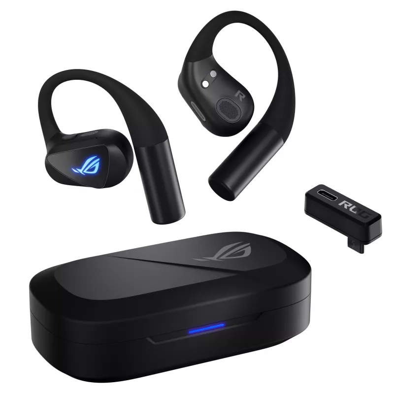 Auriculares ASUS ROG Cetra Open Wireless TWS Bluetooth Ear-hook Negro, 20–20000 Hz, 116 g