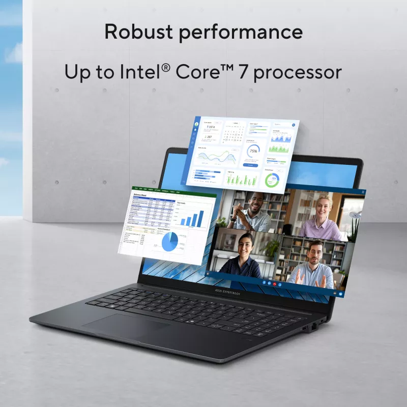 ASUS ExpertBook B1 B1503CVA-S78424X Intel Core 7 150U Portátil 39,6 cm (15,6