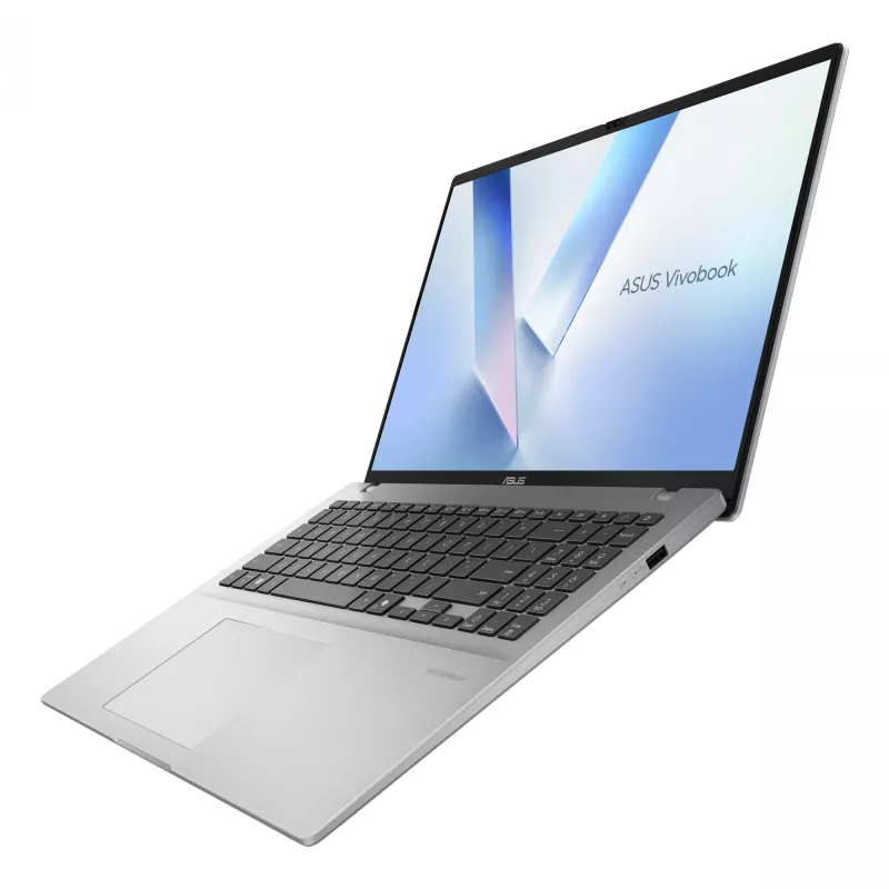 Portátil ASUS Vivobook 16 M1607KA-MB186W — AMD Ryzen AI 5 330, 16 inch WUXGA, 16 GB DDR5, 512 GB SSD, Windows 11 Home, Plateado