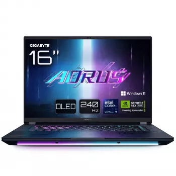 Portátil GIGABYTE AORUS MASTER 16 BYHC5FRE65SP — Intel Core Ultra 9 275HX, 16