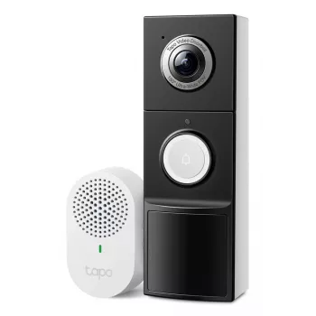 TP-Link Tapo Video Doorbell Camera 1 × D235, 1 × D100C, Negro, Blanco, IP66, 130°, IR, pared, CE, RoHS, RCM,R-NZ,FCC, EAC, Triman, UKCA