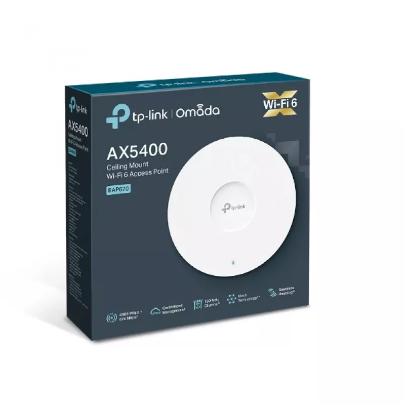 Punto de acceso TP-Link Omada AX5400 Wi-Fi 6 2,4 GHz 5 GHz