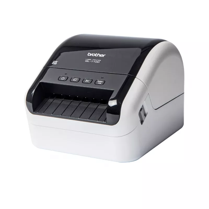 Impresora de etiquetas Brother QL-1100C Transferencia térmica 300 x 300 DPI 110 mm/s Con cable
