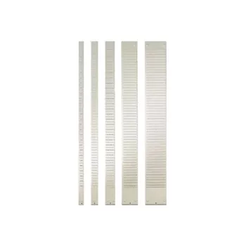 Paneles metálicos Nobo T-Card Tamaño 2, 32 compartimentos, Gris, 64 mm, 655 mm, 210 g, 64 mm, 13 mm