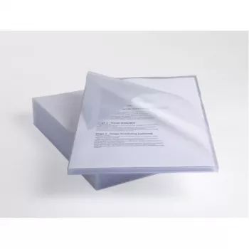 Archivador antideslizante Rexel A4 transparente (25), Polipropileno (PP), Transparente, 20 hojas, 25 uds.