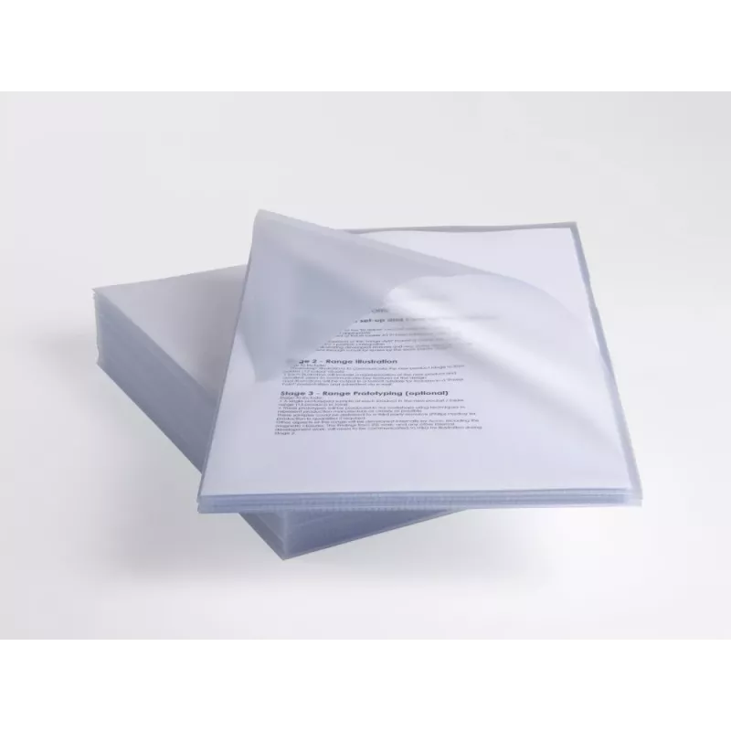 Archivador antideslizante Rexel A4 transparente (25), Polipropileno (PP), Transparente, 20 hojas, 25 uds.