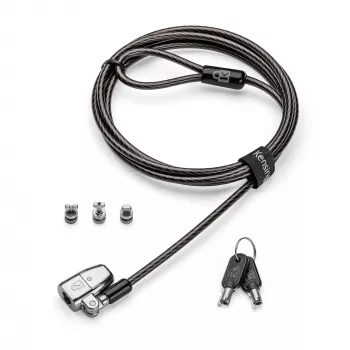 Kensington ClickSafe 2.0 Candado de portátil 3 en 1 con llave (Master Keyed FT)