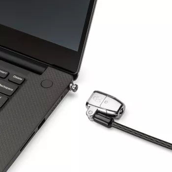 Kensington ClickSafe 2.0 Candado de portátil 3 en 1 con llave (Master Keyed FT)