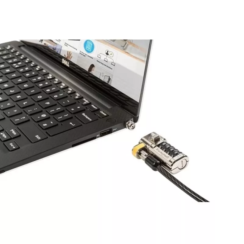 DELL 461-AAEU Candado de cable Negro, Acero inoxidable 1,8 m