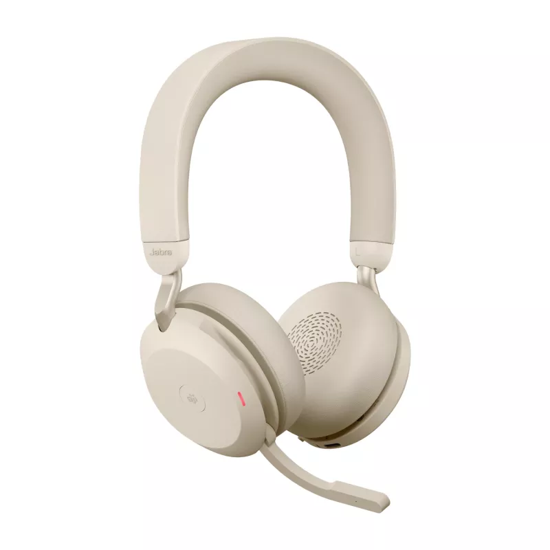 Jabra Evolve2 75 - USB-A MS Teams - Beige, Inalámbrico, Oficina/Callcenter, 20 - 20000 Hz, 197 g, Auricular, Beige