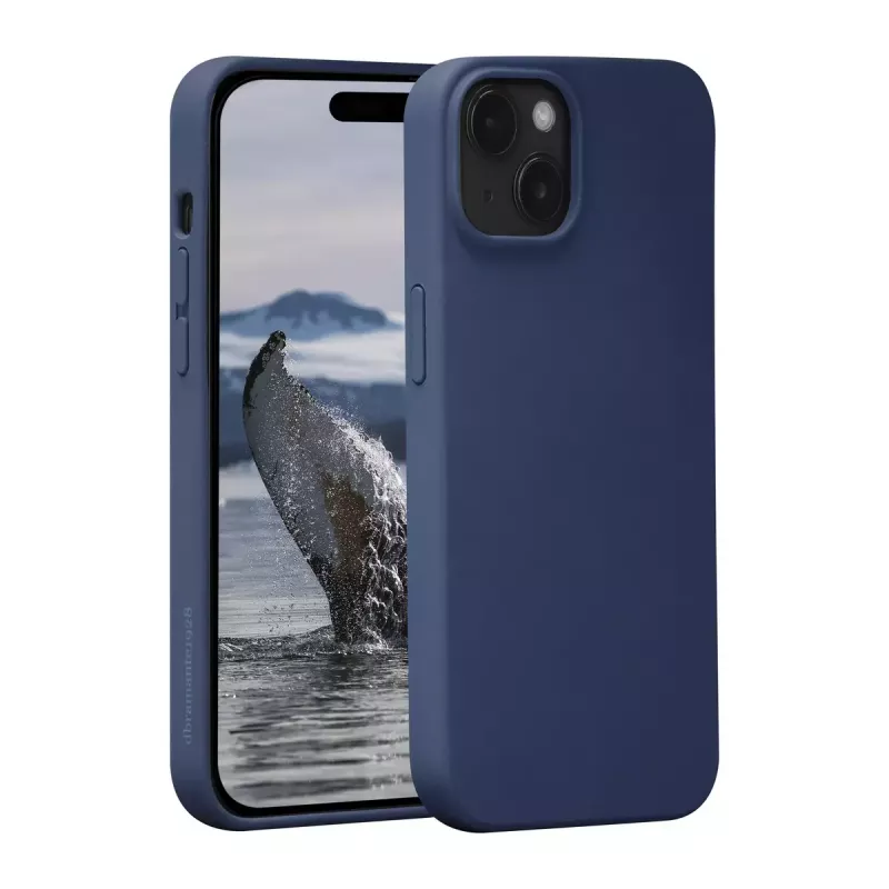 dbramante1928 Funda de silicona Monaco con MagSafe para iPhone 15 Pacific Blue